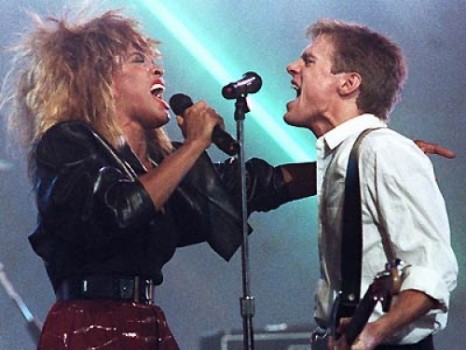  Bryan Adams si Tina Turner in 1985