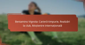 Beniamino Vignola: Carieră timpurie, Realizări la club, Moștenire internațională