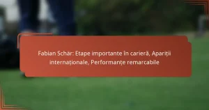 Fabian Schär: Etape importante în carieră, Apariții internaționale, Performanțe remarcabile